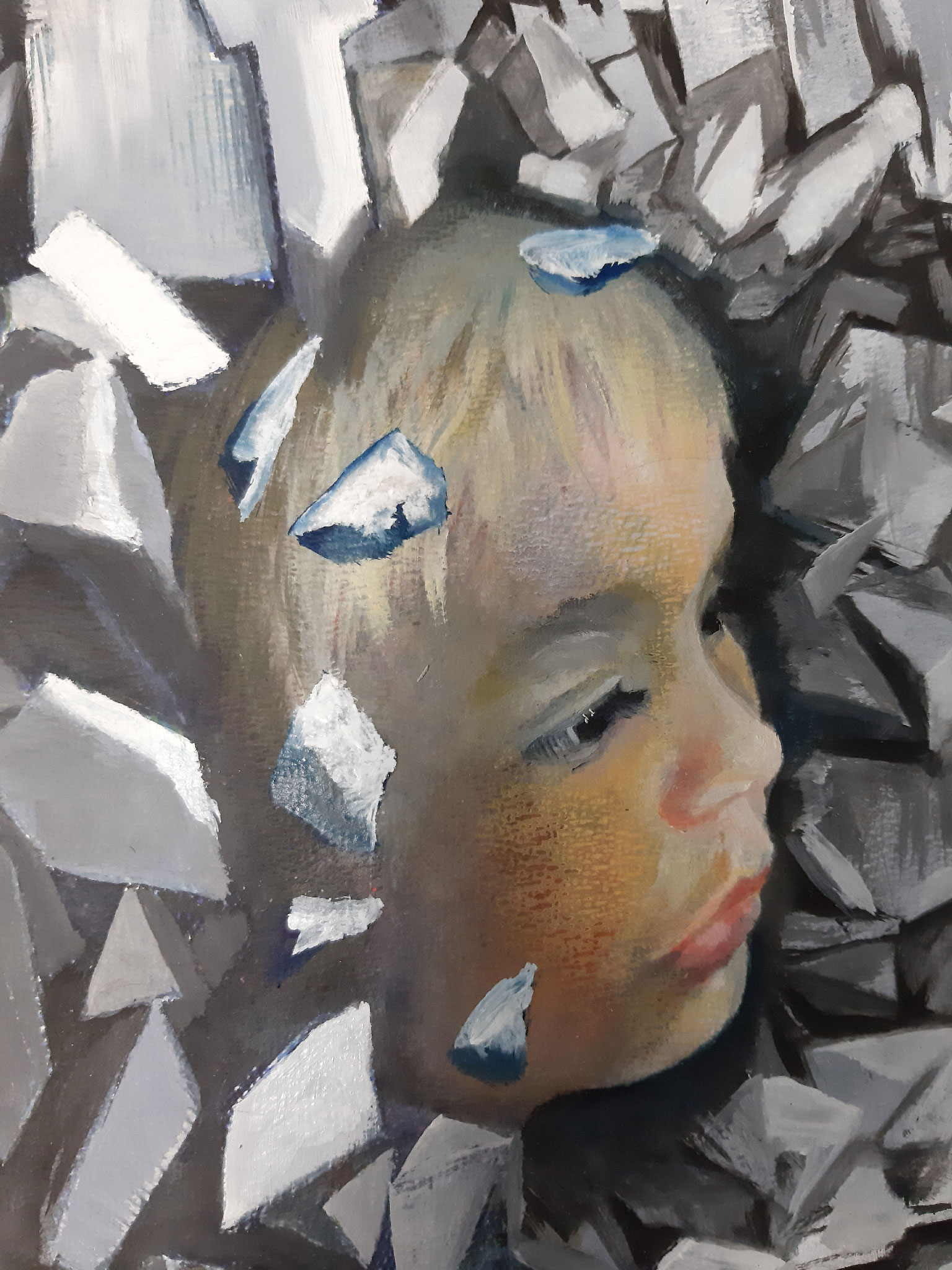 Kinder Gesicht
